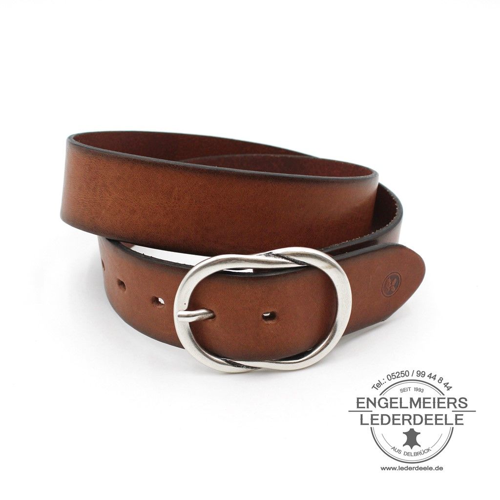 Damengürtel Andrea Green Belts cognac Produktansicht