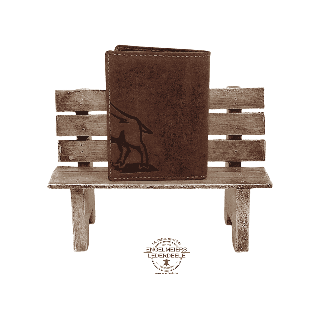 Portemonnaie Wildschein Jockey Club cognac Produktansicht