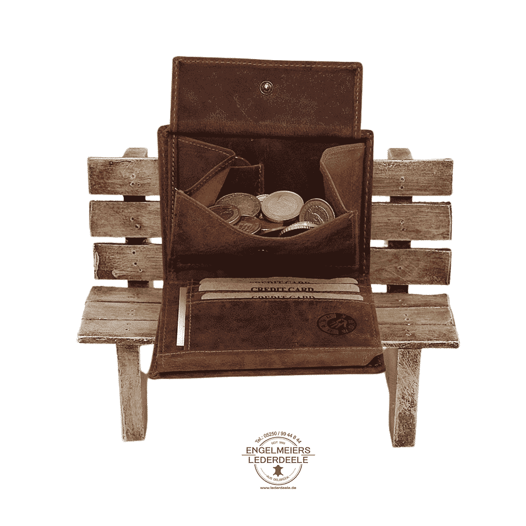 Portemonnaie Wildschein Jockey Club cognac Produktansicht