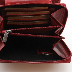 Damenbörse Schmetterling Jockey Club Detailaufnahme