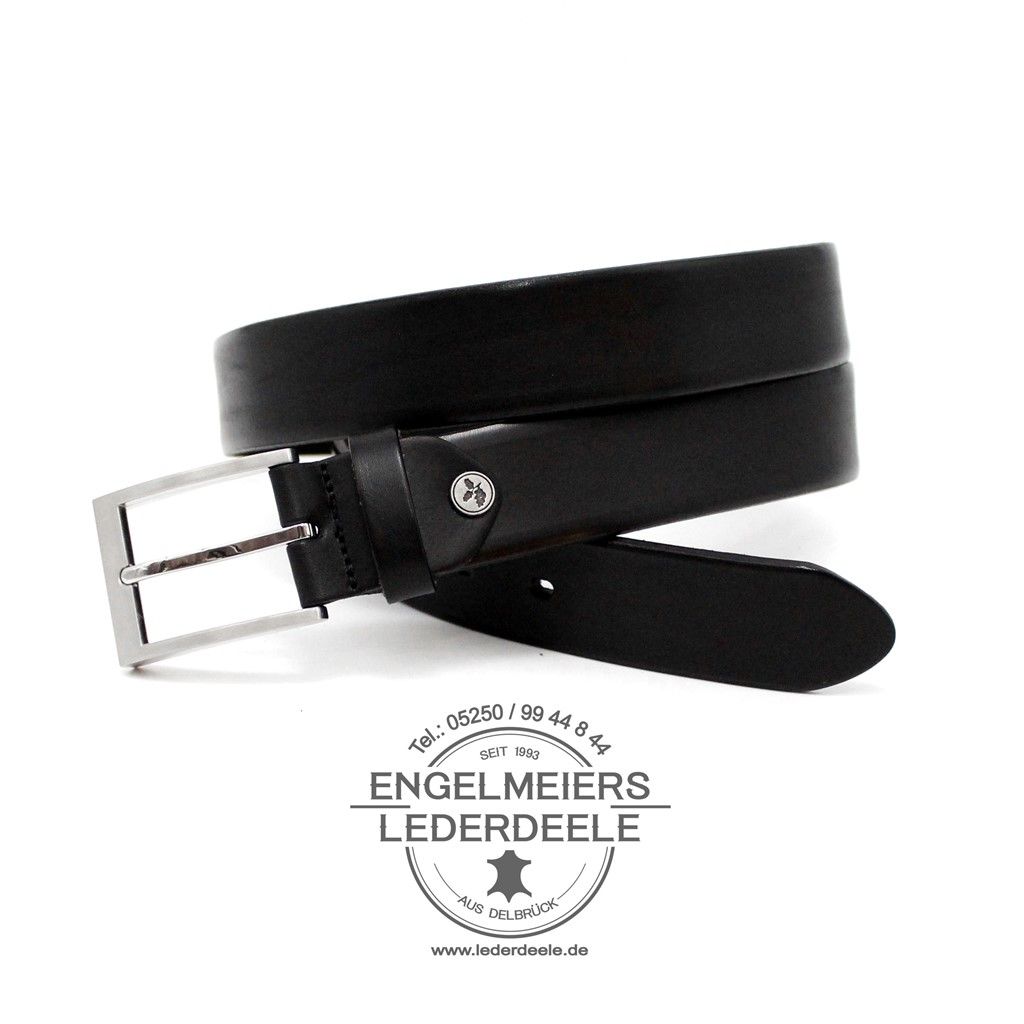 Herrengürtel Marc Green Belts schwarz Produktansicht