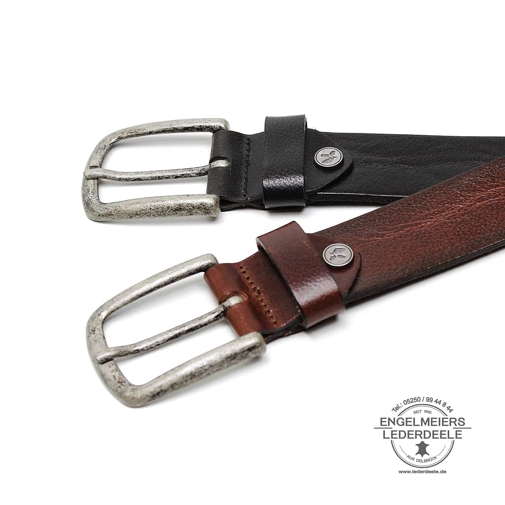 Herrengürtel Sammy Green Belts Detailaufnahme