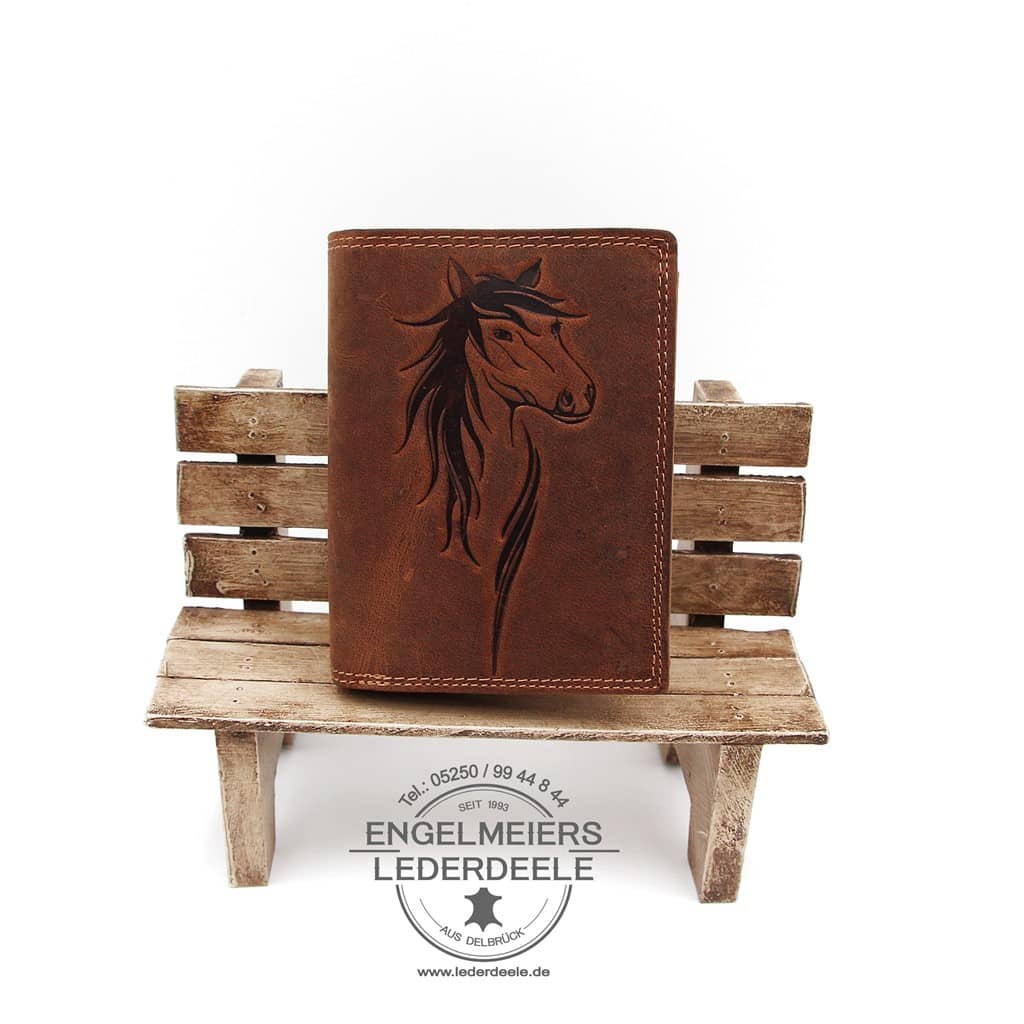 Jockey Club - 1190-25-1 Pferde Riegelbörse Jockey Club cognac Produktansicht