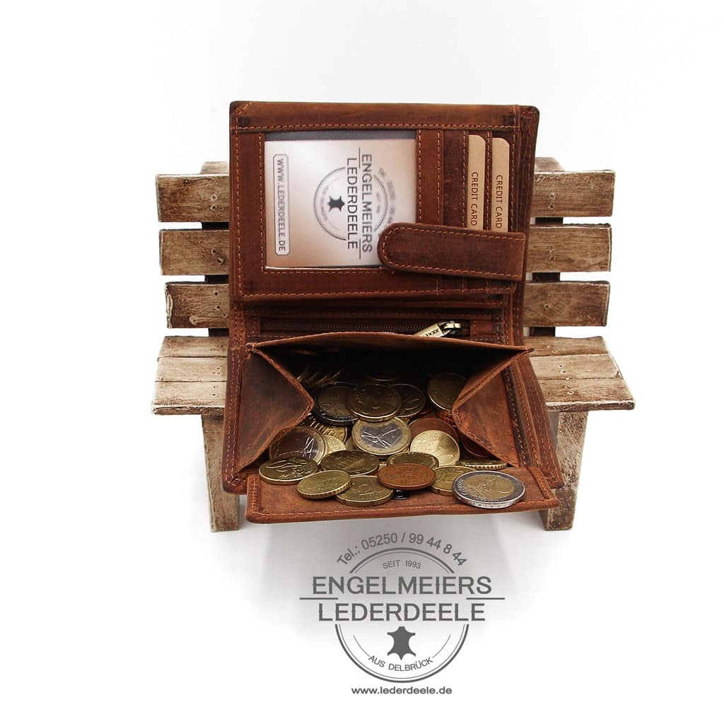 Jockey Club - 1190-25-5 Pferde Riegelbörse Jockey Club cognac Produktansicht