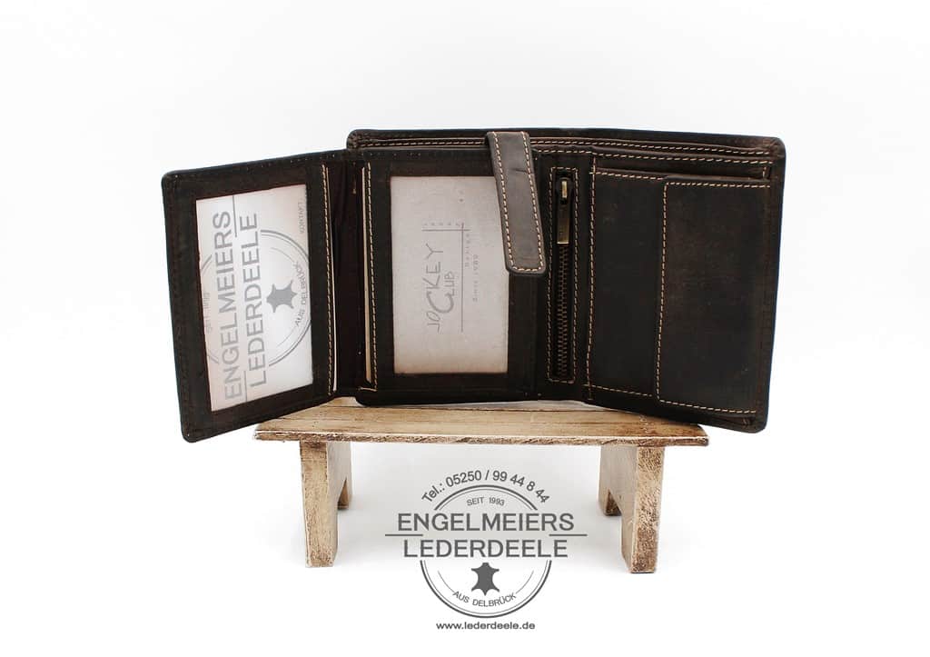 Jockey Club Portemonnaie- 8200-02-4 Toro Riegelbörse Hoch Jockey Club braun Produktansicht