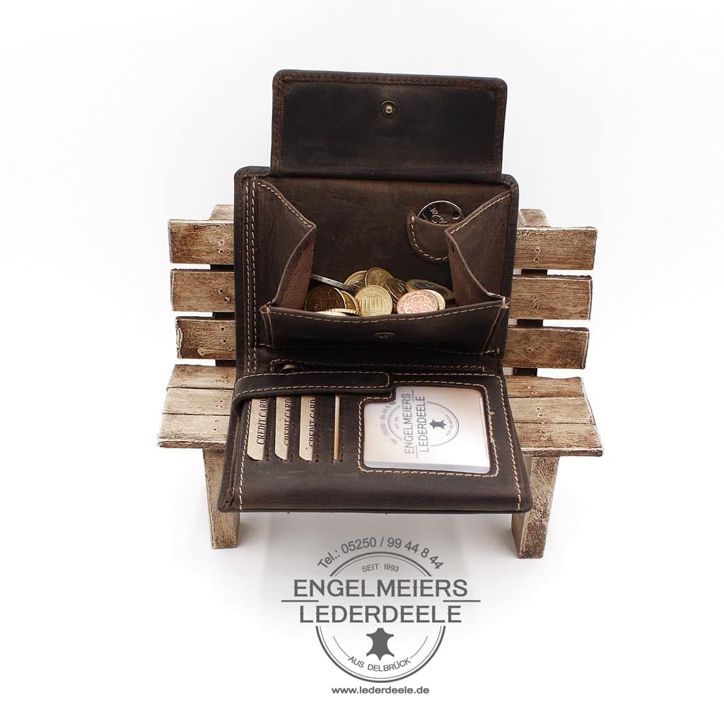 Jockey Club Portemonnaie- 8200-02-6 Toro Riegelbörse Hoch Jockey Club braun Produktansicht