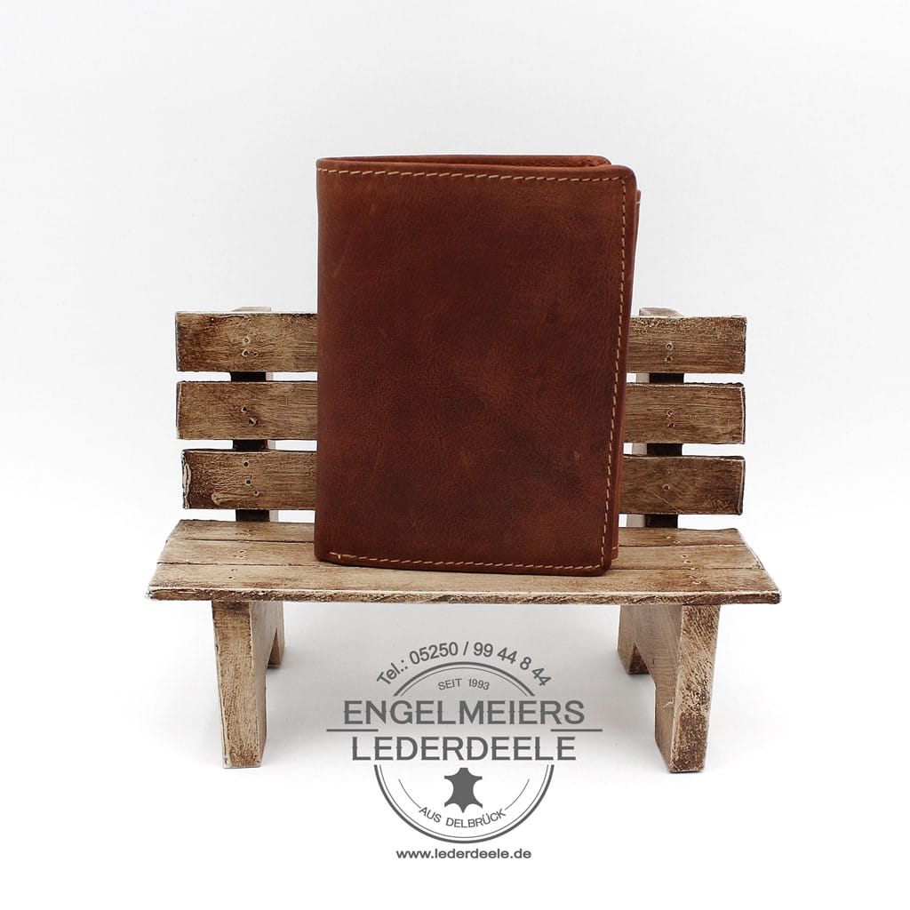 Toro Portemonnaie Hoch Jockey Club cognac Produktansicht