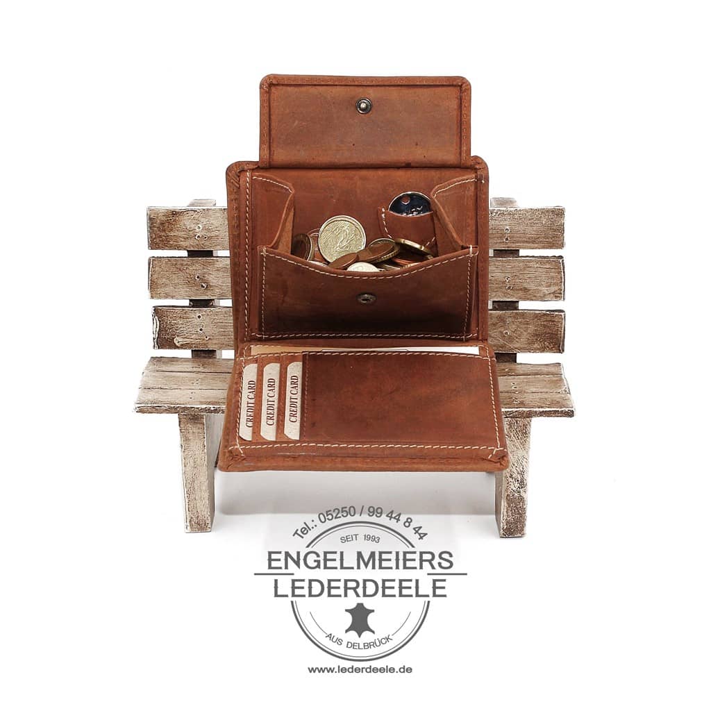 Toro Portemonnaie Hoch Jockey Club cognac Produktansicht