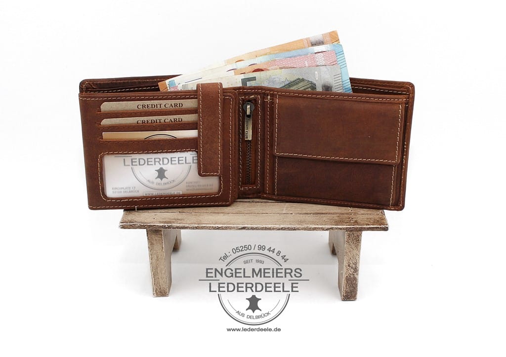 Jockey Club Portemonnaie- 8205-25-3 Toro Riegelbörse Quer Jockey Club cognac Produktansicht