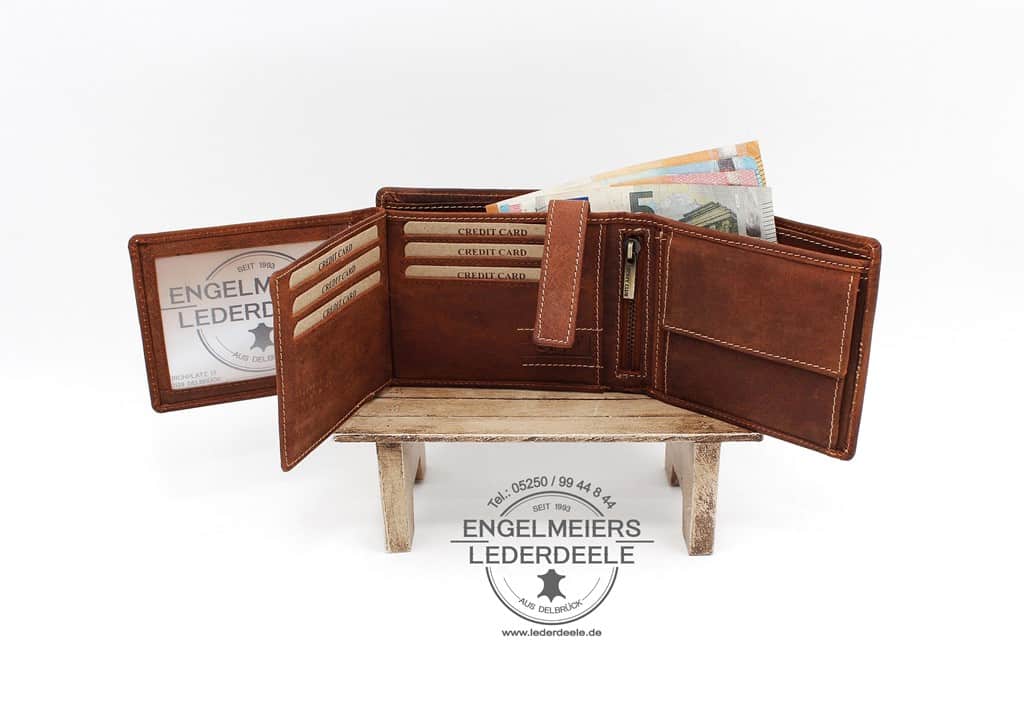 Jockey Club Portemonnaie- 8205-25-5 Toro Riegelbörse Quer Jockey Club cognac Produktansicht