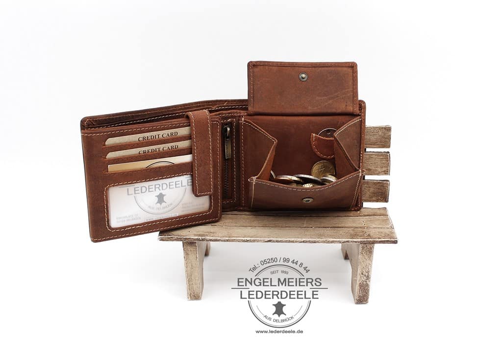 Jockey Club Portemonnaie- 8205-25-6 Toro Riegelbörse Quer Jockey Club cognac Produktansicht