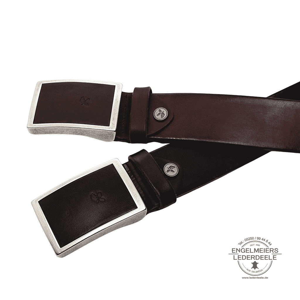 GB- Welton-Gruppe- 2 Herrengürtel Welton Green Belts schwarz und braun Schließen