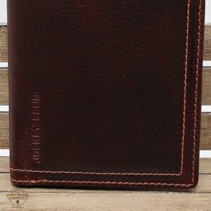Rind-Anilin Riegelbörse - Detailaufnahme - Colorado Kollektion