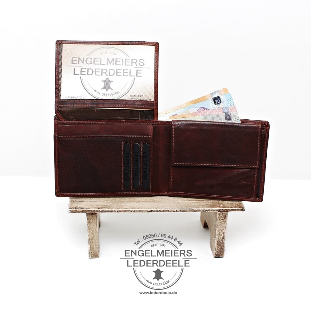 J- 8404-braun- 4 Rind-Anilin Ausleger Quer - Innenaufnahme Colorado Kollektion