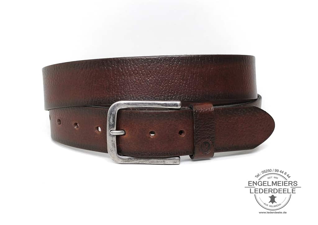 Herrengürtel Dave Green Belts braun Produktansicht