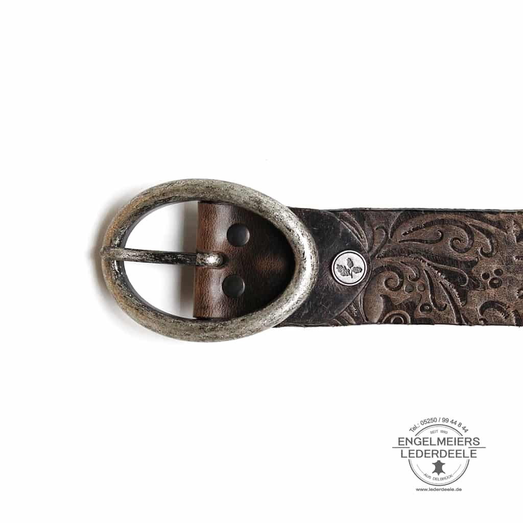 Damengürtel Carmen Green Belts grau Produktansicht