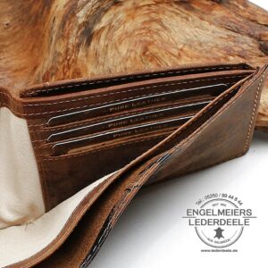 Herrenbörse Quer da Vinci Jockey Club Detailaufnahme