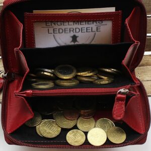 elegante Geldbörse Damen Jockey Club Detailaufnahme
