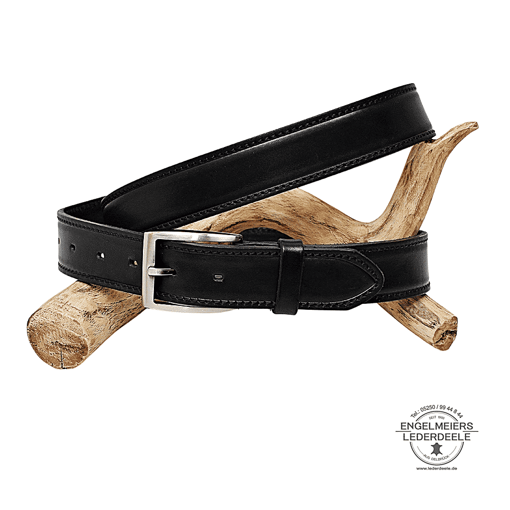 GB- Derry-10-schwarz- H1 Herrengürtel Derry Green Belts schwarz Schaltfläche