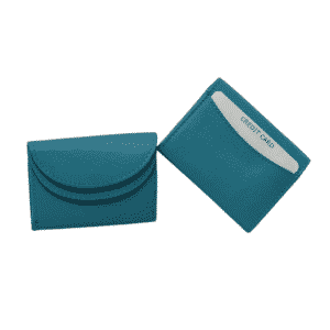 kleine Geldbörse Jockey Club hellblau