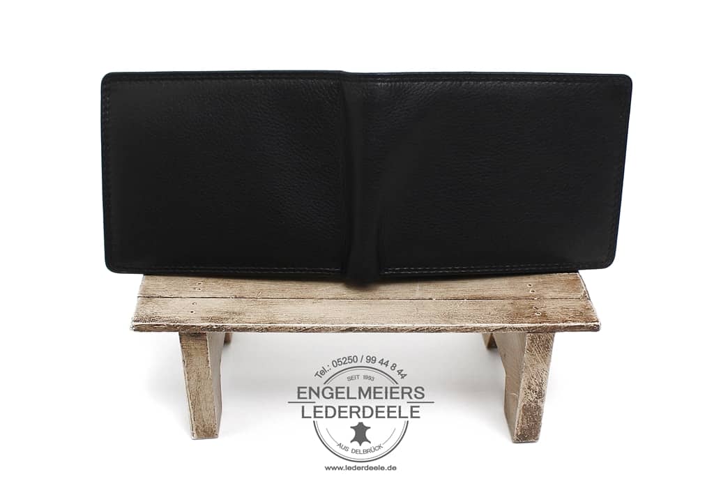 Jockey Club Portemonnaie- 8344-01-2 Basic Portemonnaie RFID Querformat Jockey Club schwarz Produktansicht