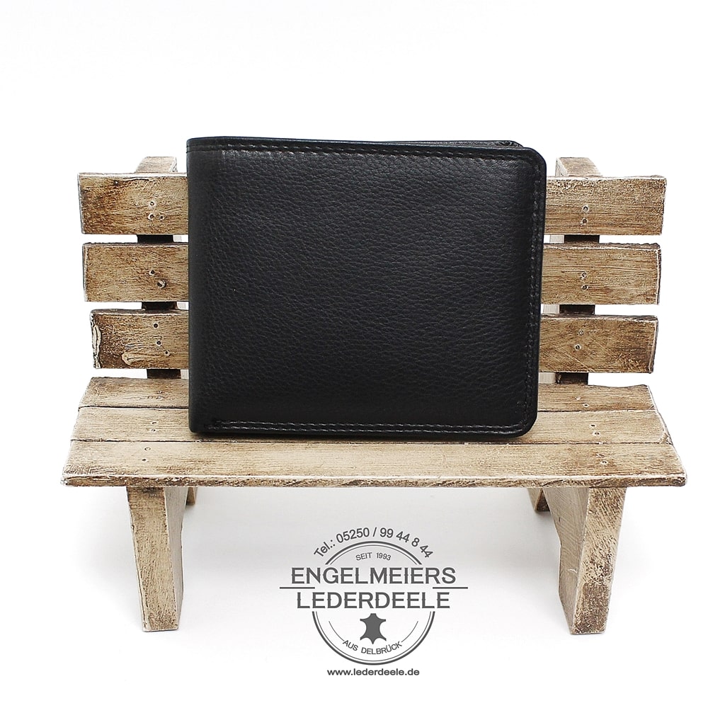 Jockey Club Portemonnaie - 8346-01-1 Basis Portemonnaie RFID Jockey Club schwarz Produktansicht