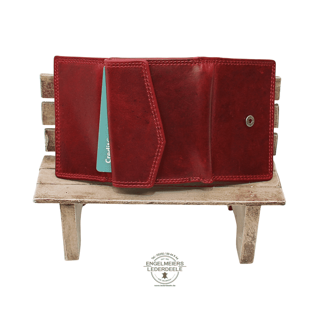 Jockey Club - 8073-10- 5 Wende Portemonnaie midi Jockey Club kirsch-rot/berry Produktansicht
