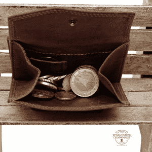 Wende Portemonnaie midi Jockey Club Detailaufnahme