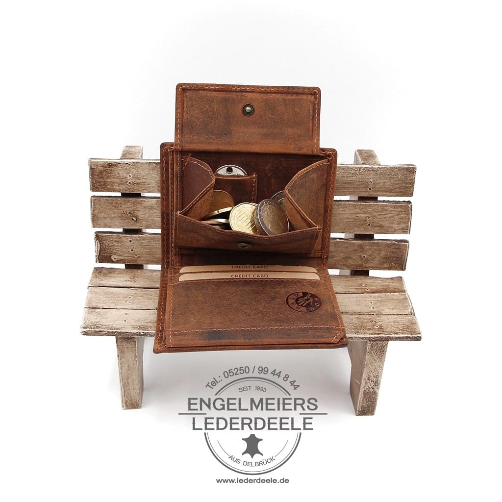 Jockey Club - 1458-25-5 Portemonnaie Hecht midi Jockey Club cognac Produktansicht