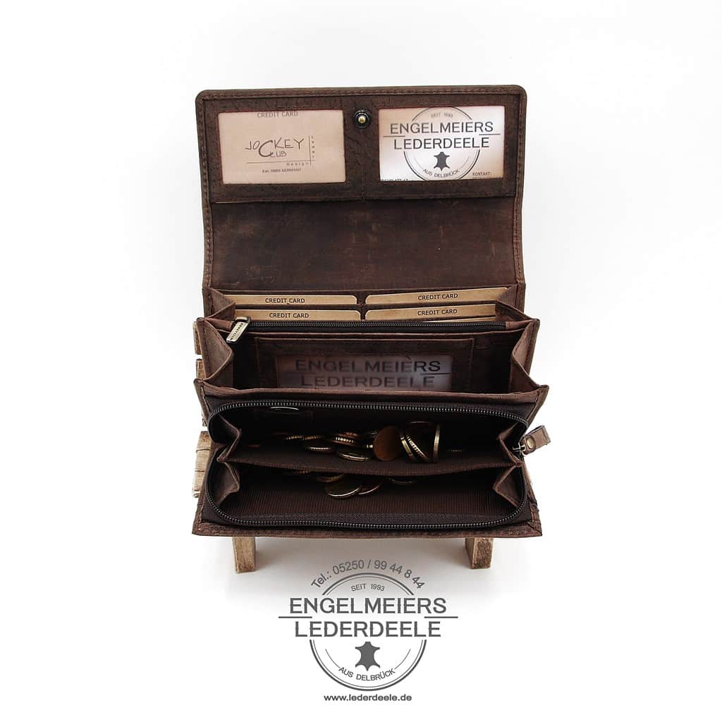 Portemonnaie Kolibri Jockey Club braun Produktansicht