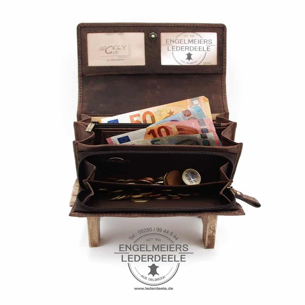 Portemonnaie Kolibri Jockey Club braun Produktansicht