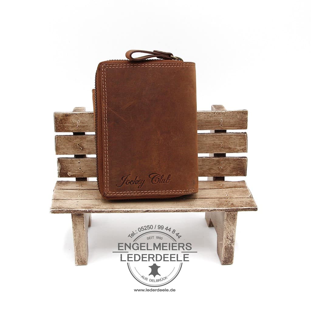 Jockey Club - 1592-25-3 Pferde Portemonnaie Jockey Club cognac Produktansicht