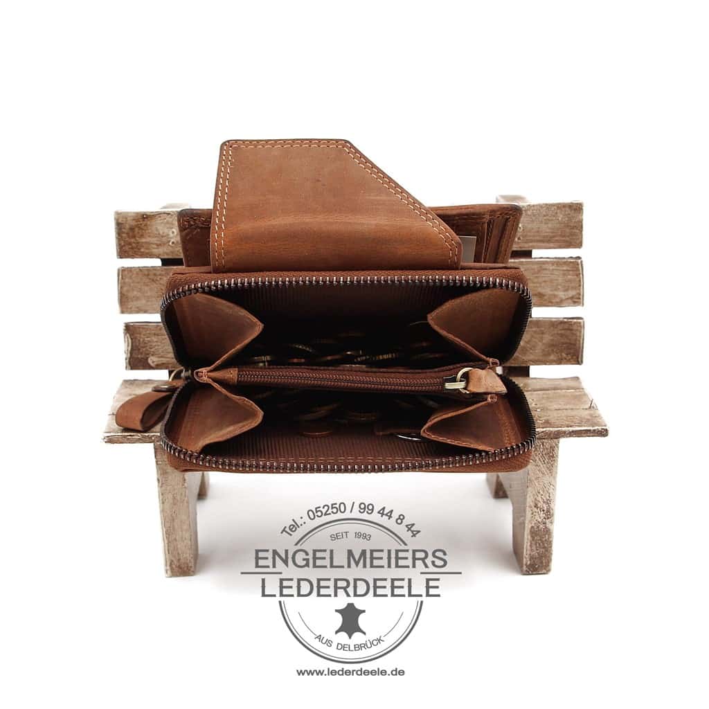 Jockey Club - 1592-25-6 Pferde Portemonnaie Jockey Club cognac Produktansicht