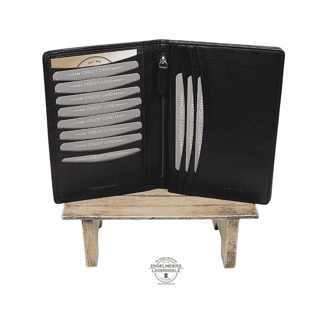 Jockey Club - 4103-01- 3 Ausweisetui Brieftasche Jockey Club schwarz Schaltfläche