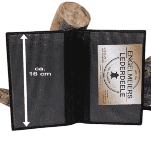 Brieftasche Basic Jockey Club schwarz Detailaufnahme