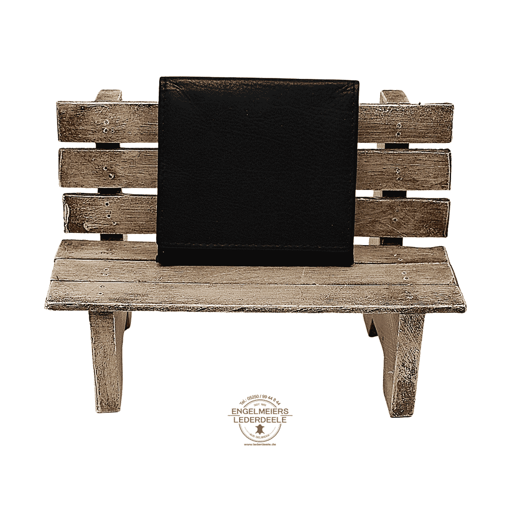 Jockey Club Portemonnaie Wiener Schachtel, Lederwaren Lederdeele Engelmeier Delbrück - 1305-01- 1 schwarzes RFID Leder Portemonnaie mit Wiener Schachtel von Jockey Club; Produktansicht