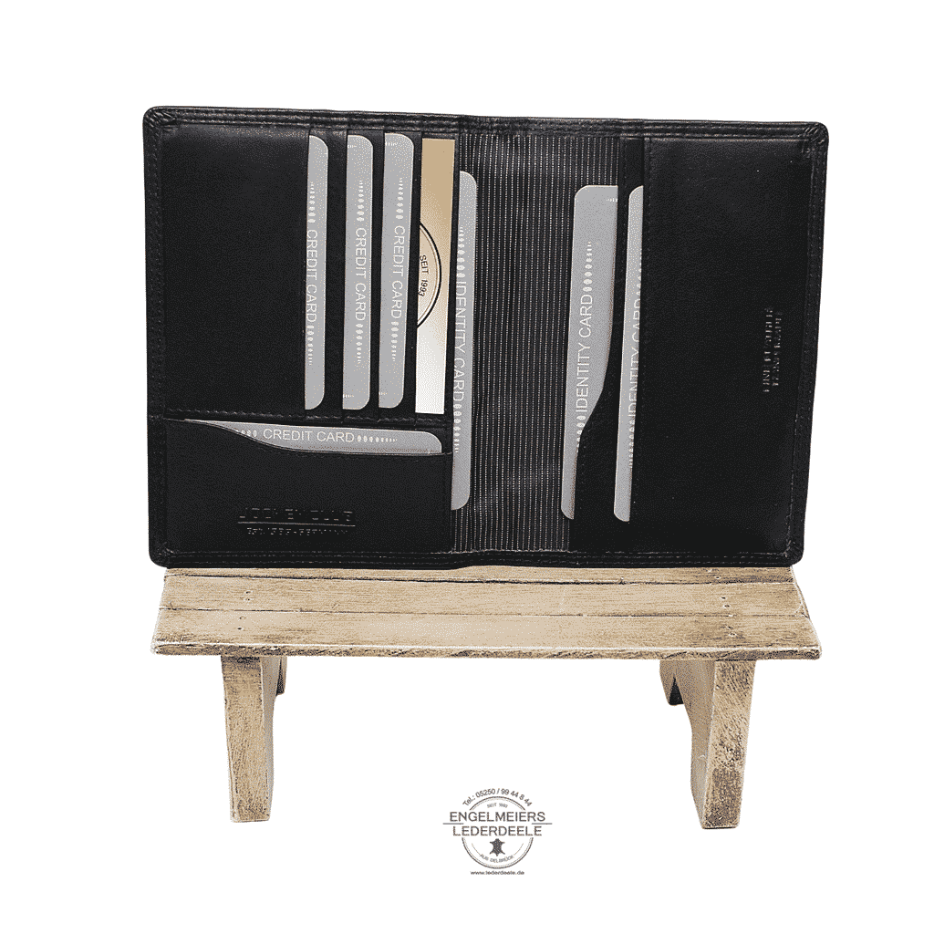 Jockey Club - 4204-01- 3 Kartenetui Reisepass Jockey Club schwarz Produktansicht