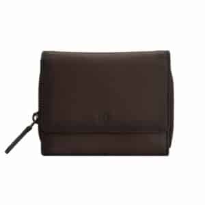 Geldbörse Bellicci Kimberly small_BB-56. Leder Portemonnaie Damen braun aus weichem Rindleder. Slow Fashion. Lederwaren Ostwestfalen Lederdeele Engelmeier aus Delbrück. Detailbild