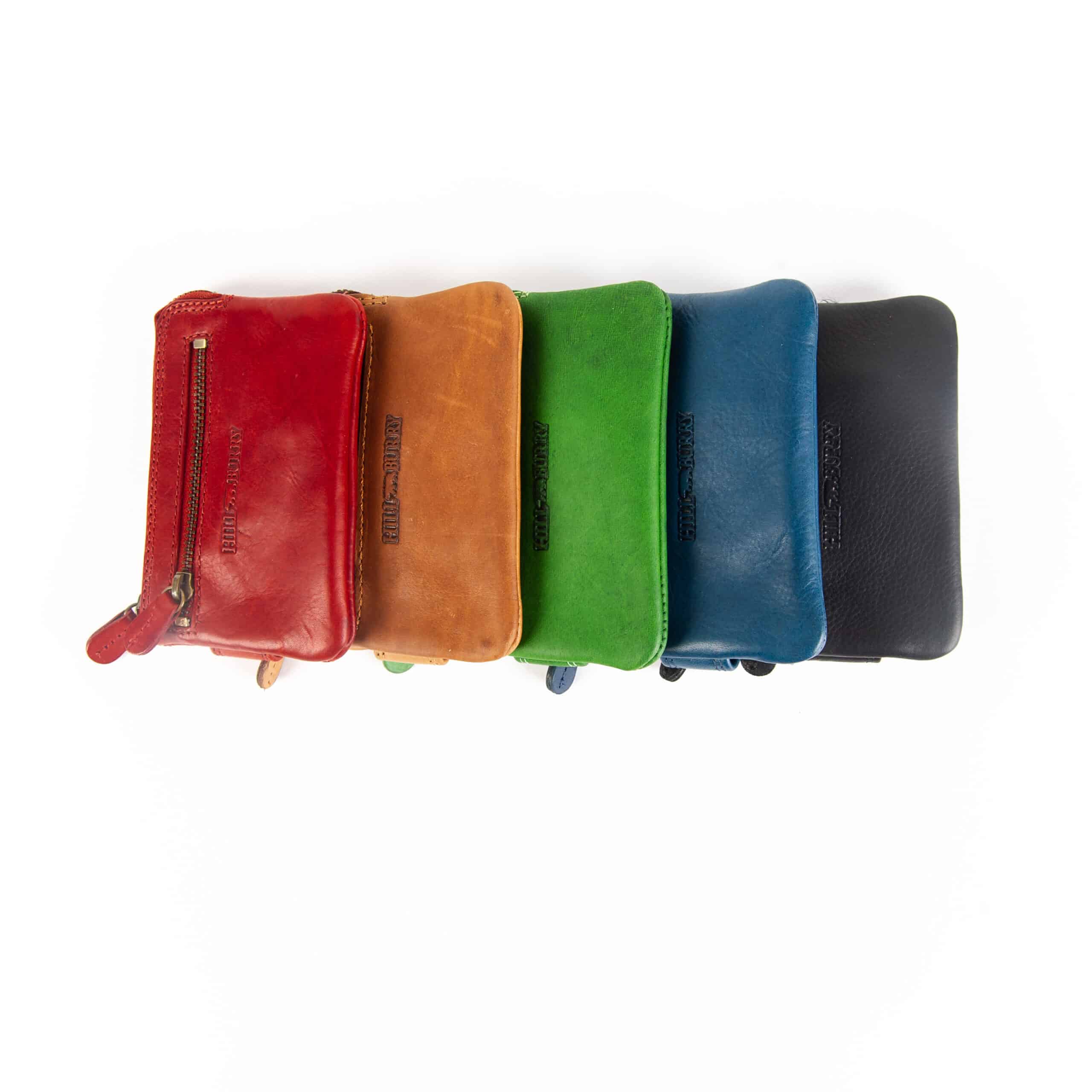 Schlüsseletui von Hill Burry mit Karten aus Leder. Kleines Lederetui für Schlüssel und Kreditkarten. Etui mit Kartenfächer. Slow Fashion Rindleder. Lederwaren Ostwestfalen. Lederdeele Delbrück. Gruppenbild