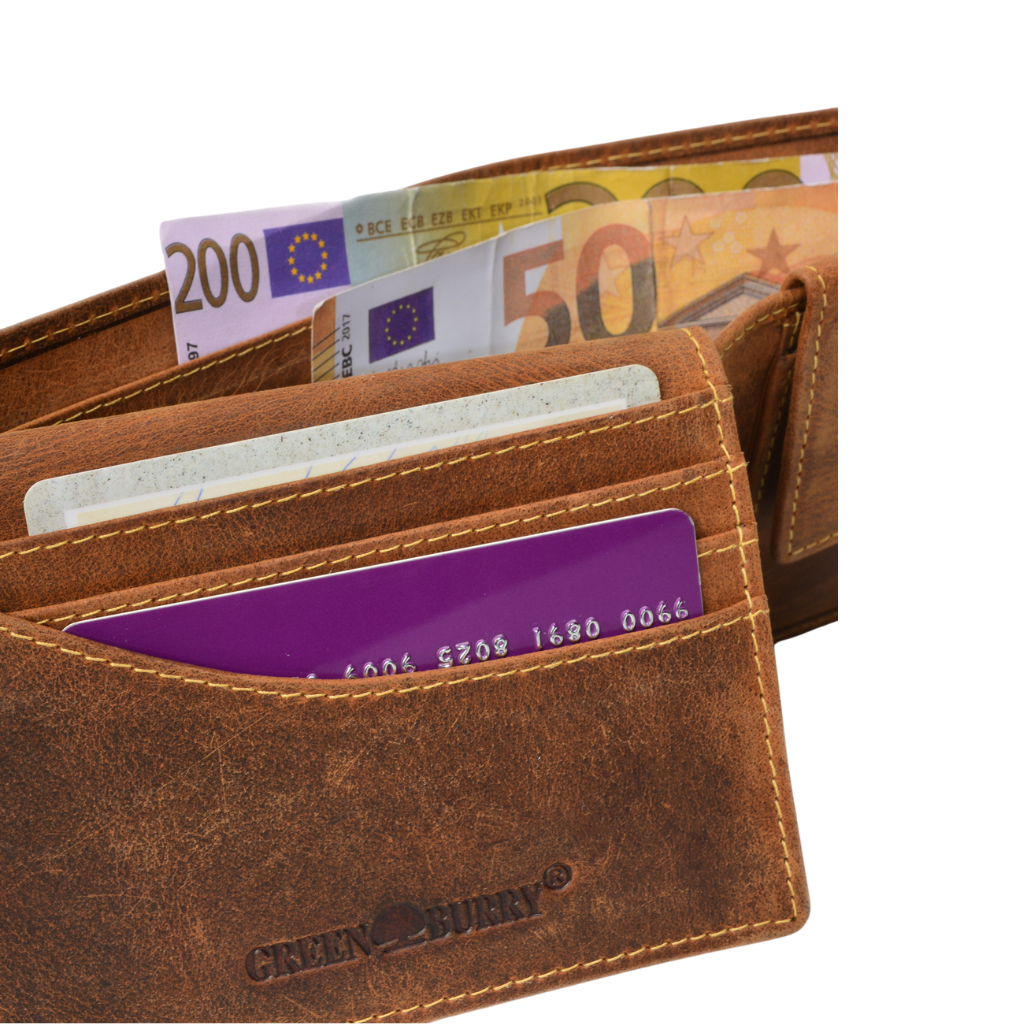Greenburry Geldbörse Hund_Portemonnaie_Rindleder_Hund_Labrador_Slow Fashion_RFID_Lederwaren_Ostwestfalen_Lederdeele_Delbrück_06 Greenburry Geldbörse Hund. Leder Portemonnaie mit Labrador Motiv. Slow Fashion Rindleder, RFID. Querformat. Farbe Sattelbraun. Lederwaren Ostwestfalen, Lederdeele Delbrück. Ansicht Kartenfächer
