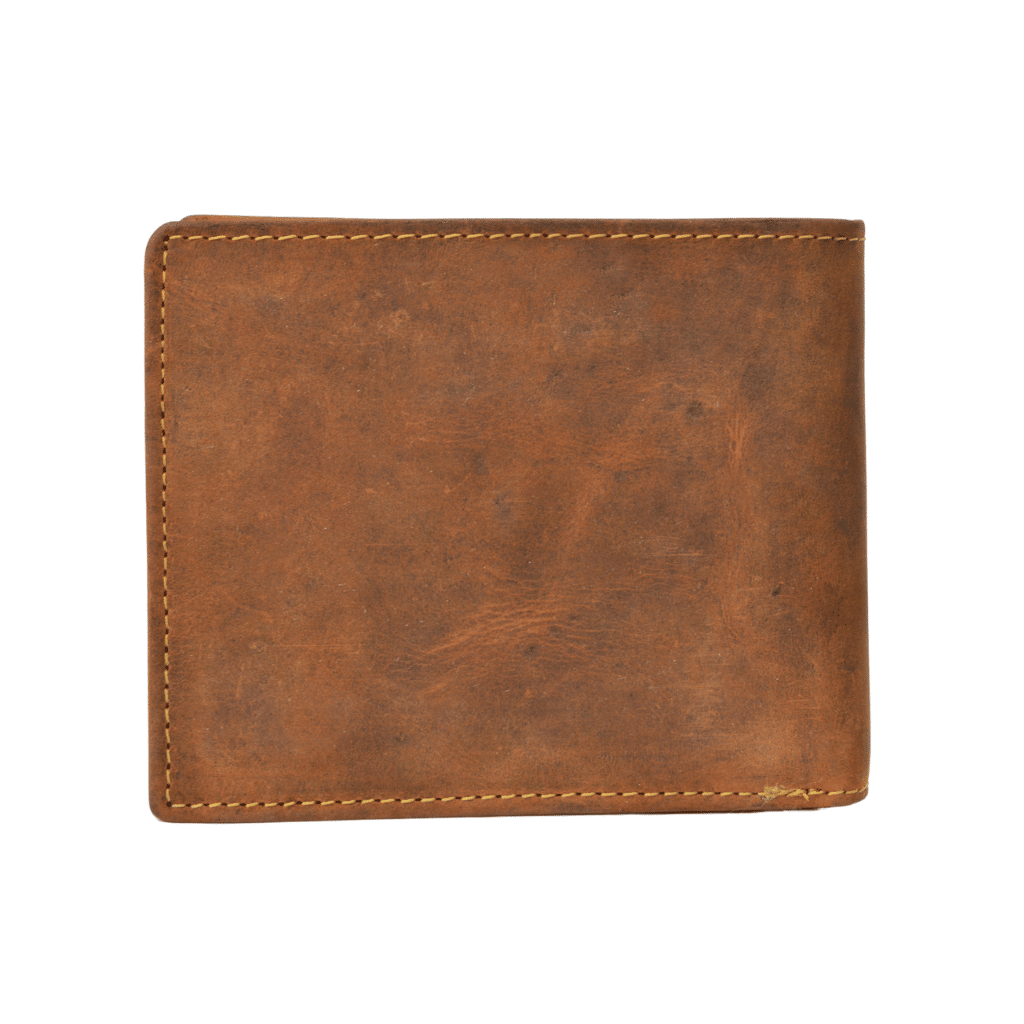 Greenburry Geldbörse Wildschwein_Portemonnaie_Rindleder_Hund_Labrador_Slow Fashion_RFID_Lederwaren_Ostwestfalen_Lederdeele_Delbrück_02 Greenburry Geldbörse Wildschwein. Leder Portemonnaie mit Jagdmotiv Motiv, Eber. Slow Fashion Rindleder, RFID. Querformat. Farbe Sattelbraun. Lederwaren Ostwestfalen, Lederdeele Delbrück. Ansicht Rückseite