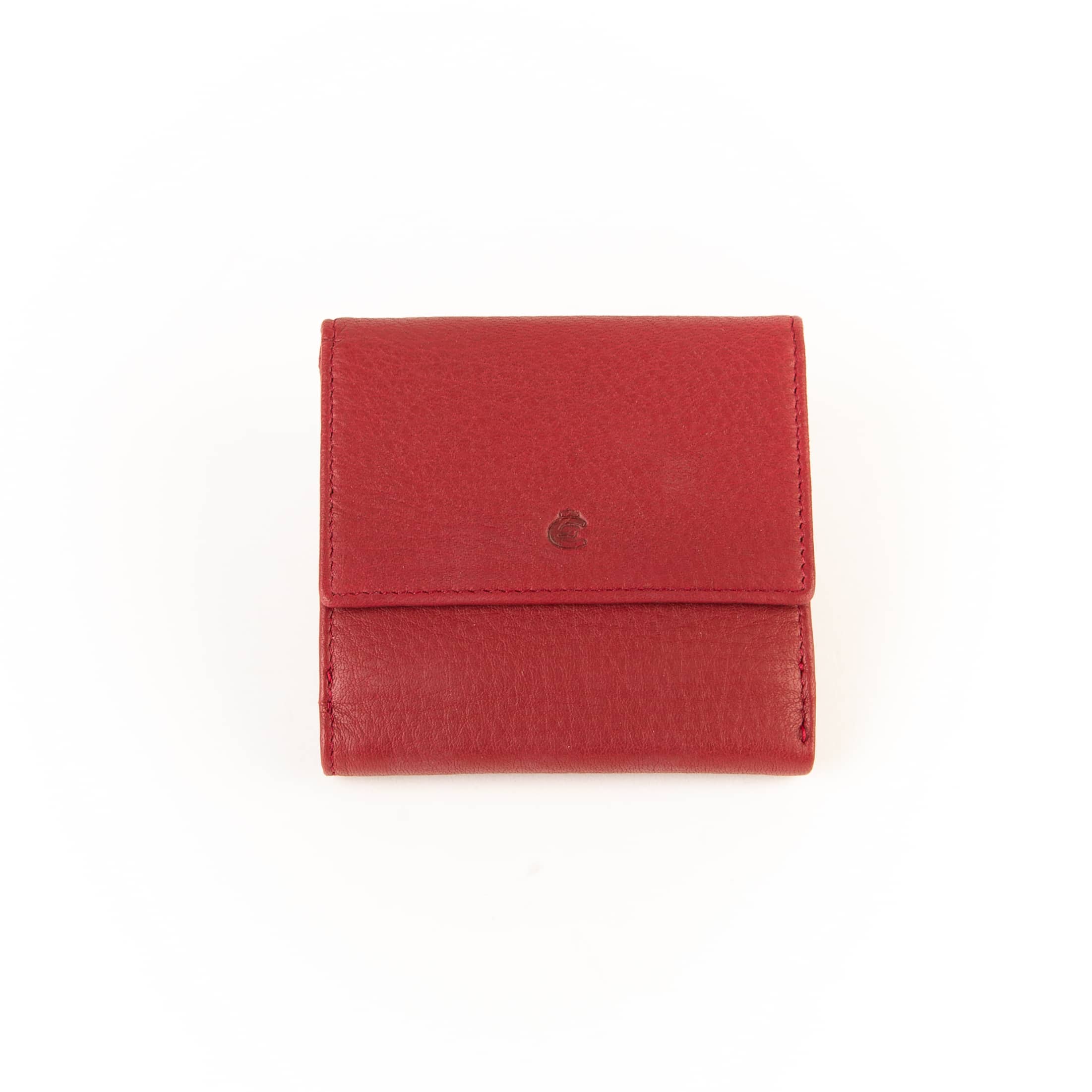 Esquire Deer Wiener Schachtel_Geldbörse_Münzfach_quadratisch_Portemonnaie_Hirschleder_rot_Lederwaren_Ostwestfalen_Lederdeele_Delbrück_05 Esquire Deer Wiener Schachtel. Geldbörse für Damen und Herren mit quadratischem Münzfach. Exklusives Portemonnaie aus weichem Hirschleder. Farbe rot. Lederwaren in Ostwestfalen, Lederdeele aus Delbrück. Ansicht Vorderseite