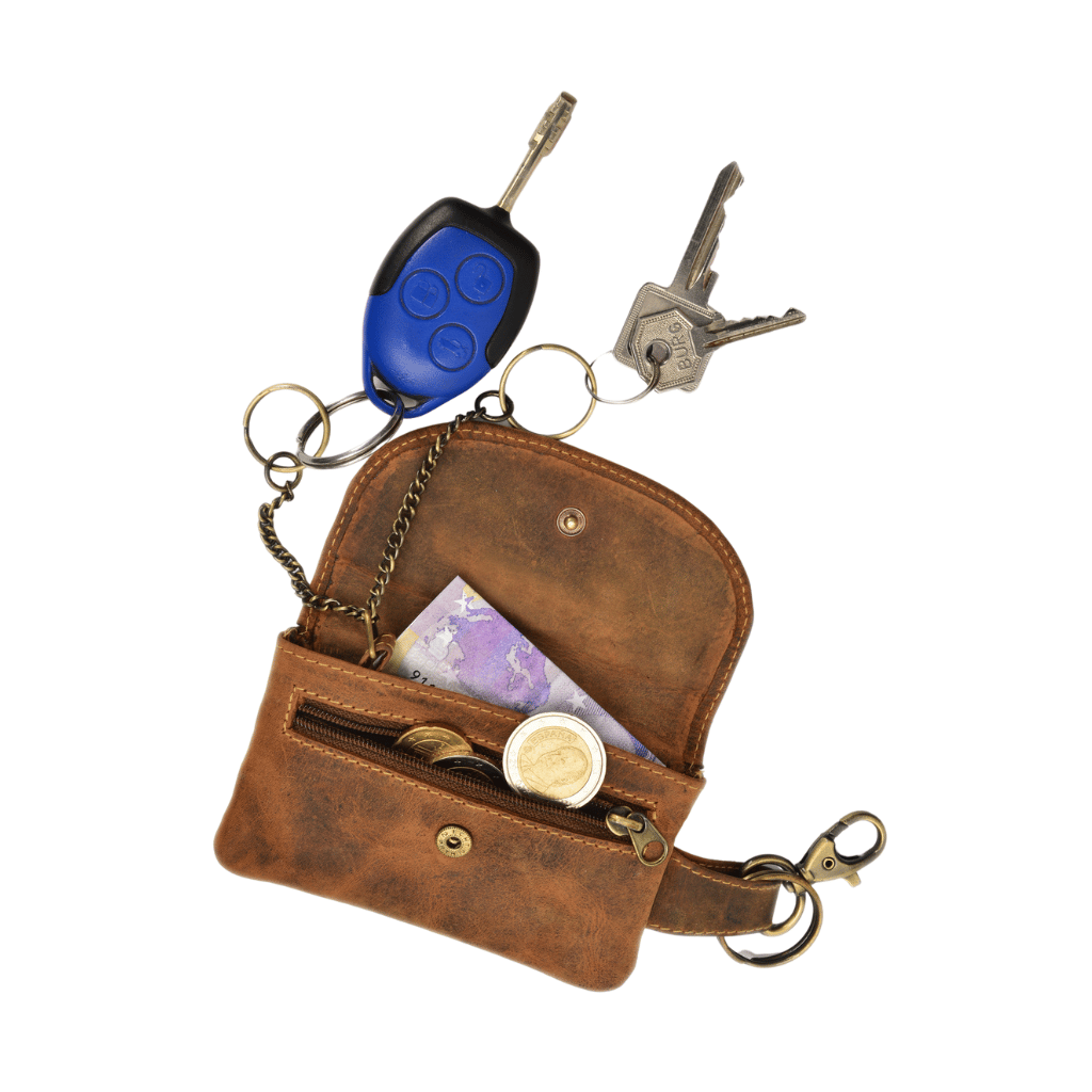 Greenburry Schlüsseletui Vintage_Leder_Schlüsseltasche_Rindleder_Sattelbraun_Lederwaren_Ostwestfalen_Lederdeele_Delbrück_03 Greenburry Schlüsseletui Vintage im rustikalen Used Look. Schlüsseltasche aus festem Rindleder mit drei Schlüsselringen. Farbe Sattelbraun. Lederwaren in Ostwestfalen, Lederdeele aus Delbrück. Ansicht Innenansicht