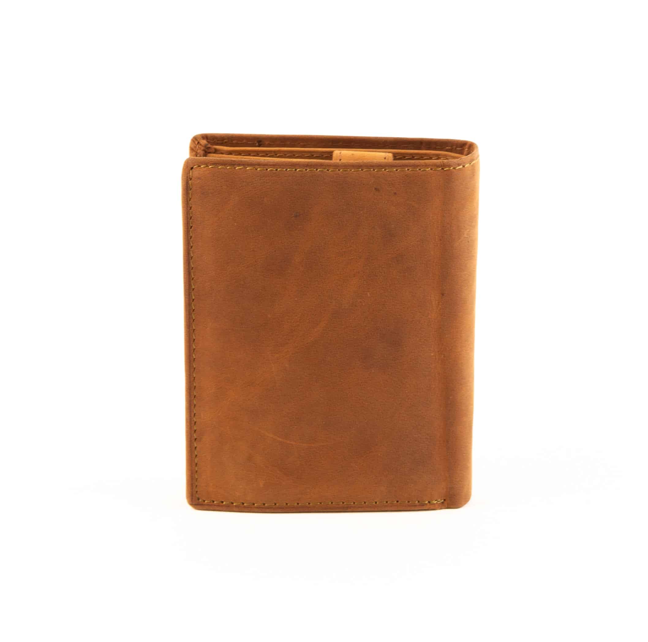 Jockey Club Geldbörse Husky Hochformat, cognac. Vintage Echtleder Herren. Portemonnaie RFID, Motivbörse Wolfshund. Lederwaren, Lederdeele Delbrück Paderborn_02 Jockey Club Geldbörse Husky im Hochformat. Herrenbörse in der Farbe cognac, vintage Leder mit Motiv Wolfshund und Pfoten Abdrücke. Motivbörse aus Büffelleder mit Innenriegel und RFID Schutz. Portemonnaie für Herren. Lederwaren Ostwestfalen, Lederdeele in 33129 Delbrück, Kreis Paderborn. Ansicht Rückseite