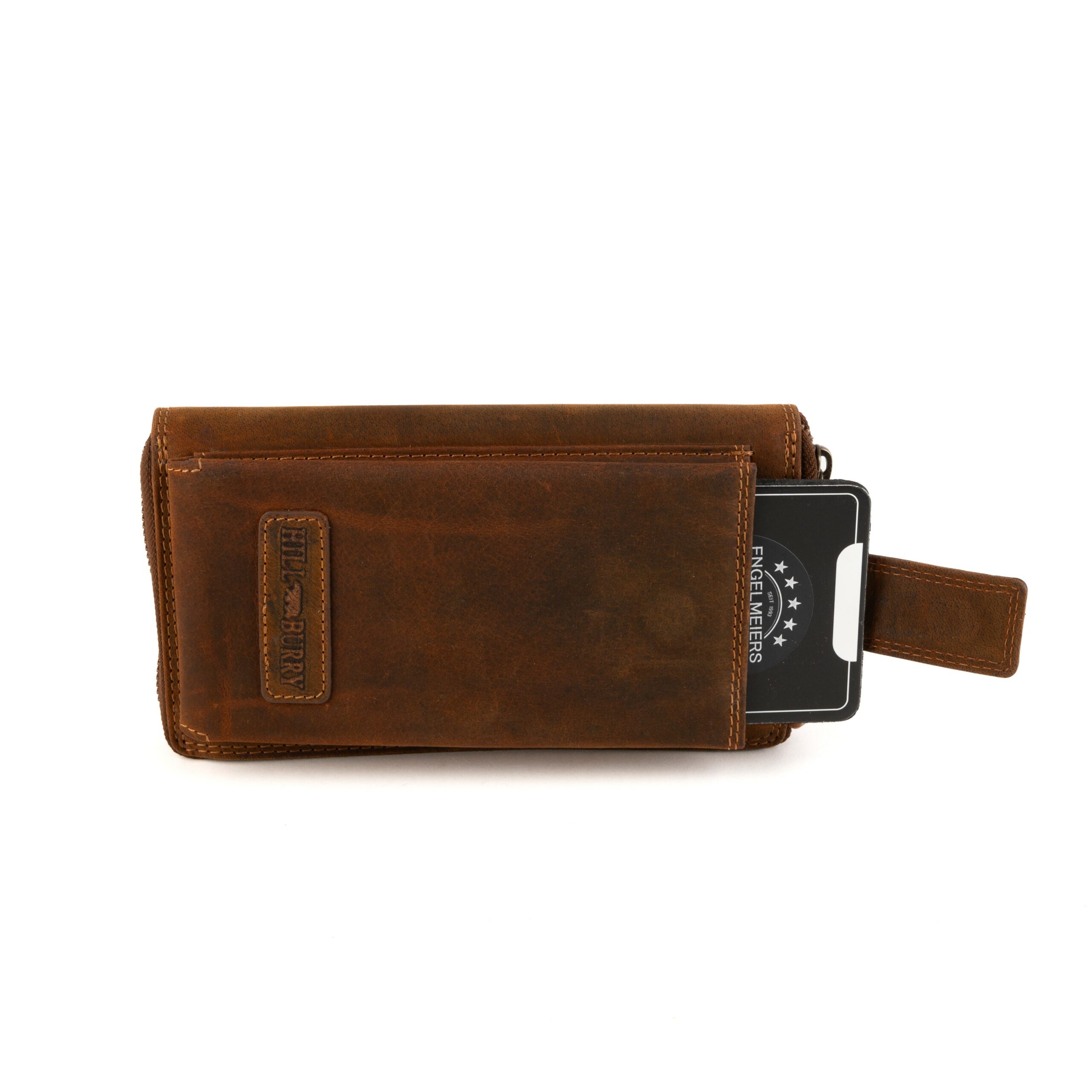 Handytasche mit Portemonnaie Vintage zum Umhängen. Geldbörse, Smartphonefach. Retro Damentasche aus Leder, RFID geschützt. Online kaufen. Lederdeel Delbrück_09 Handytasche mit Portemonnaie zum Umhängen, Vintage Look. Kombination aus Geldbörse und Smartphone Fach aus naturbelassenem Vintage Hunterleder. Rindleder Tasche für Damen mit RFID Schutz und 14 Kartensteckfächer. Jetzt online kaufen bei Lederdeele Engelmeier aus Delbrück, Paderborn. Ansicht Steckfach Vorderseite