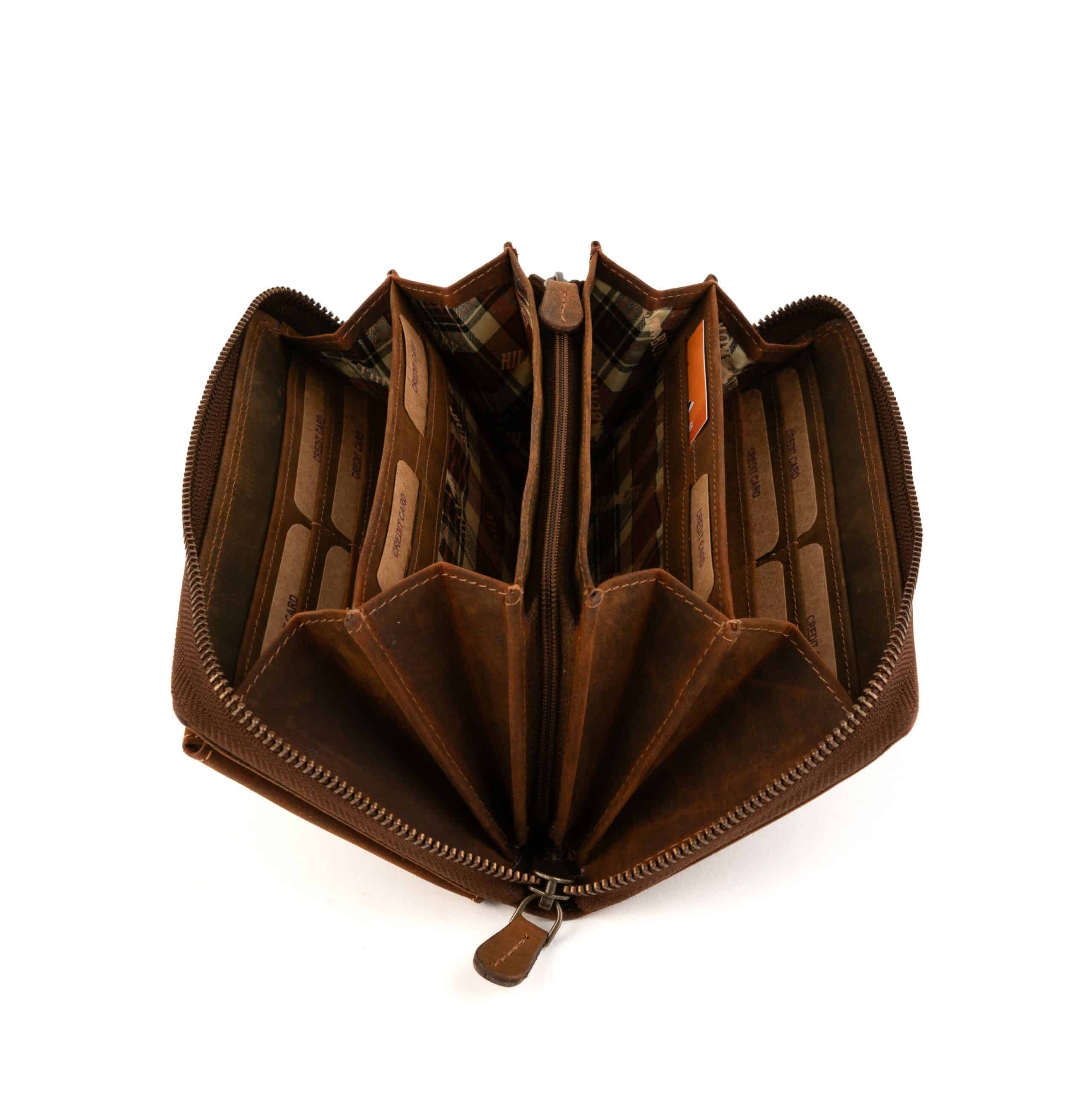 Handytasche mit Portemonnaie Vintage zum Umhängen. Geldbörse, Smartphonefach. Retro Damentasche aus Leder, RFID geschützt. Online kaufen. Lederdeel Delbrück_10 Handytasche mit Portemonnaie zum Umhängen, Vintage Look. Kombination aus Geldbörse und Smartphone Fach aus naturbelassenem Vintage Hunterleder. Rindleder Tasche für Damen mit RFID Schutz und 14 Kartensteckfächer. Jetzt online kaufen bei Lederdeele Engelmeier aus Delbrück, Paderborn. Ansicht Innenansicht