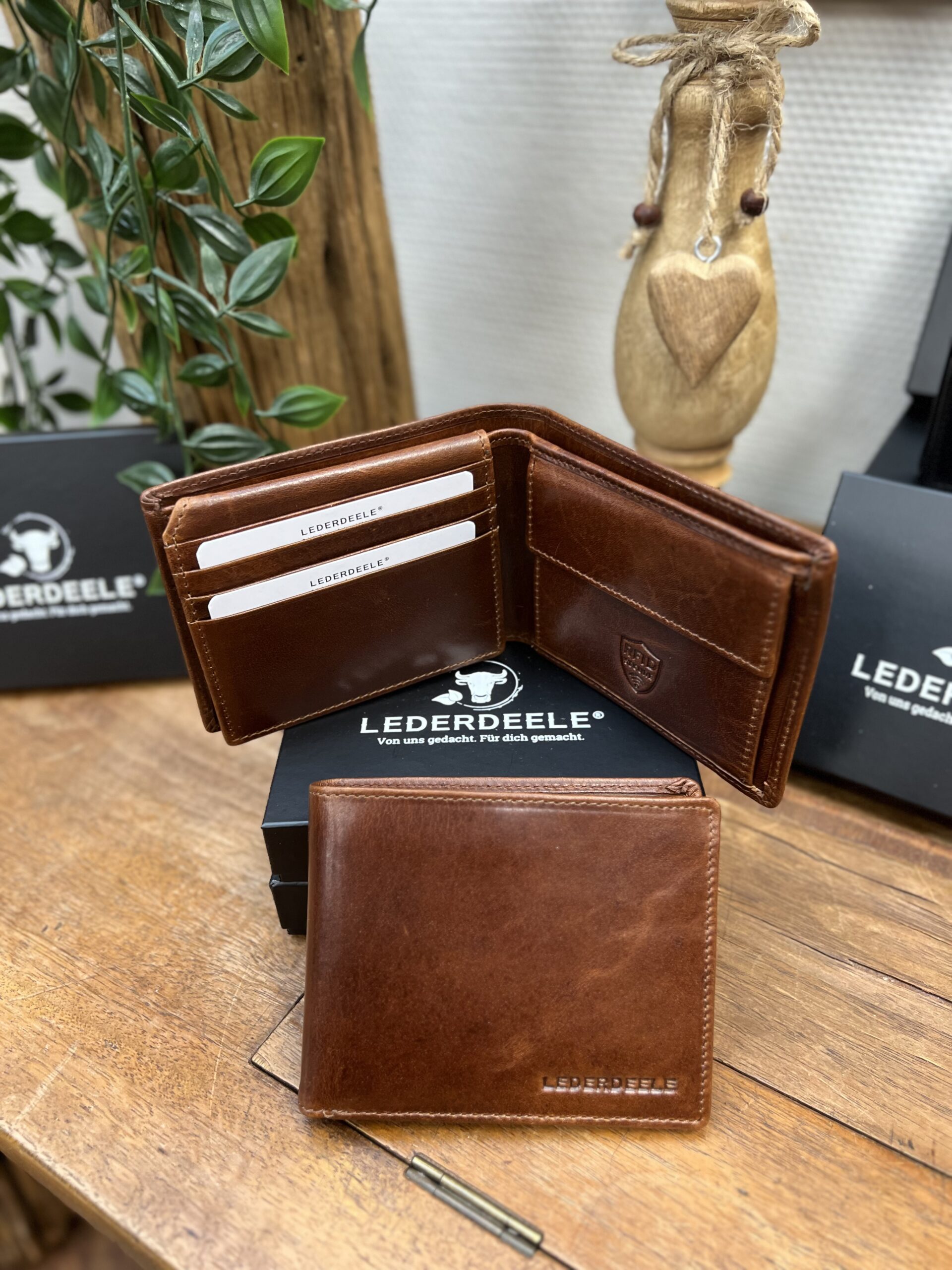 Lederdeele Geldbörse Original_Lederwaren Herren